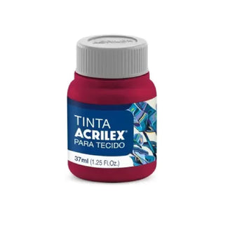 Tinta Tecido Fosca 37 ml  - Vinho