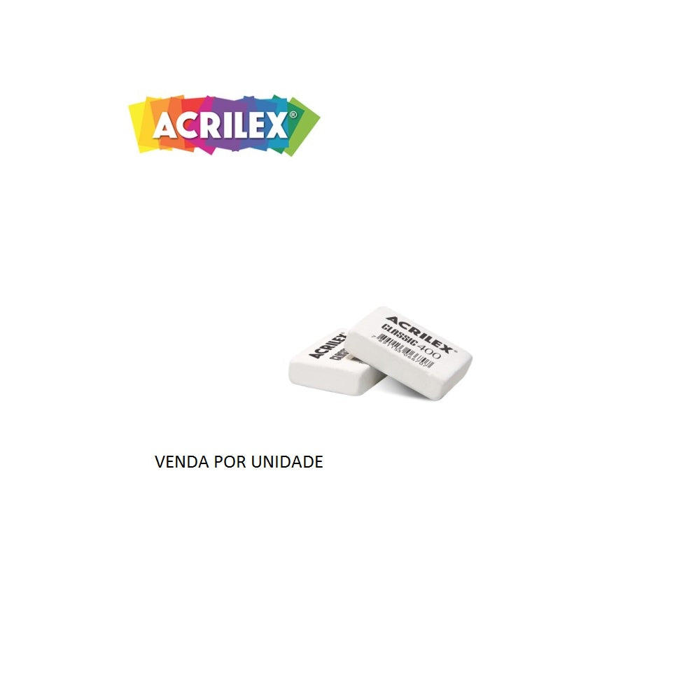 Borracha macia branca - Classic 400 - Acrilex