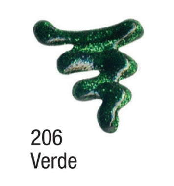 Tinta Dimensional Glitter 3D 35ml - Verde