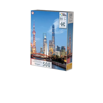 Quebra-Cabeça Xangai C/500 Peças - Pais & Filhos