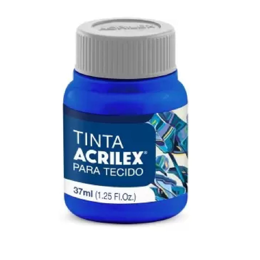 Tinta Tecido Fosca 37 ml  -  Azul Turquesa