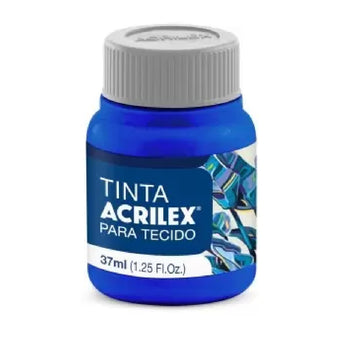 Tinta Tecido Fosca 37 ml  -  Azul Turquesa