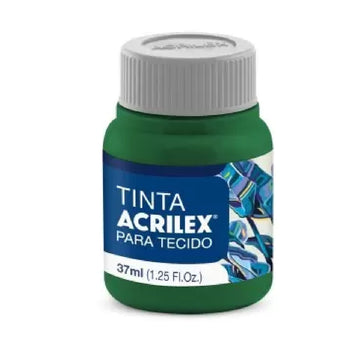 Tinta Tecido Fosca 37 ml  - Verde Grama