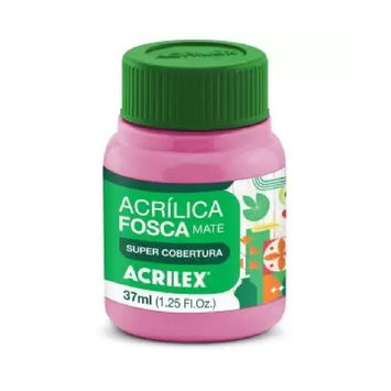 Tinta Acrílica Fosca 37 ml - Rosa Escuro