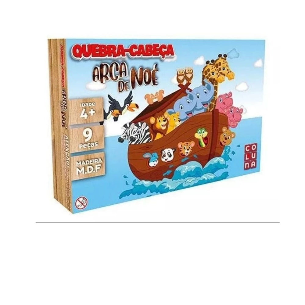 Quebra-Cabeça Arca De Noé C/9 Peças - Pais & Filhos