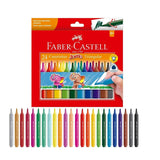 Canetinha Hidrografica Jumbo 24 Cores - Faber-Castell