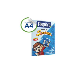Papel Sulfite A4 100 folhas -  Azul