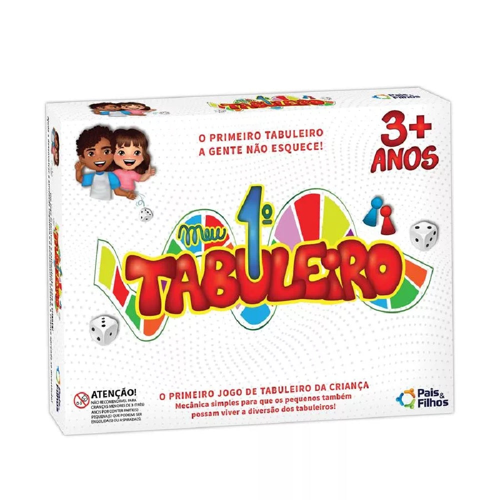 Brinquedo Jogo Meu Primeiro Tabuleiro - Pais & Filhos