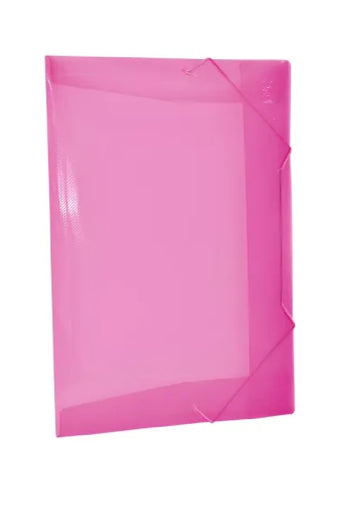 Pasta com Elástico Ofício Fininha - Rosa