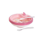 Prato Térmico com Ventosa Bichinhos - Rosa