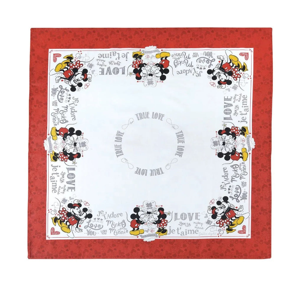 Toalha de Mesa 78 x 78 Mickey e Minnie