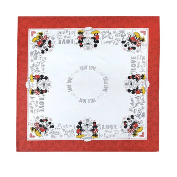 Toalha de Mesa 78 x 78 Mickey e Minnie