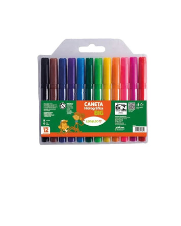 Canetinhas Big c/12 Cores - Leo&Leo