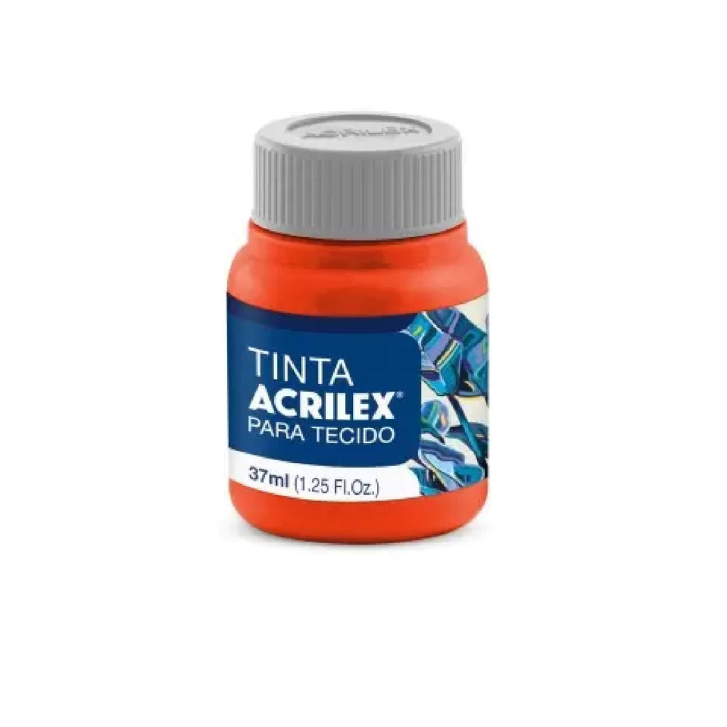 Tinta Tecido Fosca 37 ml  -  Vermelho Tomate