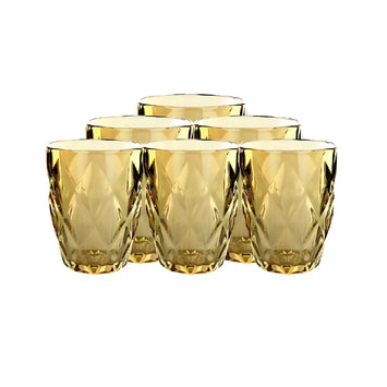 Jogo de Copos Diamond Âmbar - 280 ml