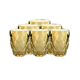 Jogo de Copos Diamond Âmbar - 280 ml