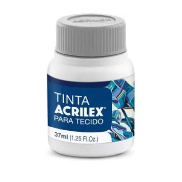 Tinta Tecido Fosca 37 ml  - Branca