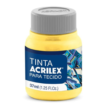 Tinta Tecido Fosca 37 ml  - Amarelo Canário
