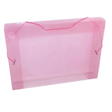 Pasta com Elástico 40mm Ofício - Rosa