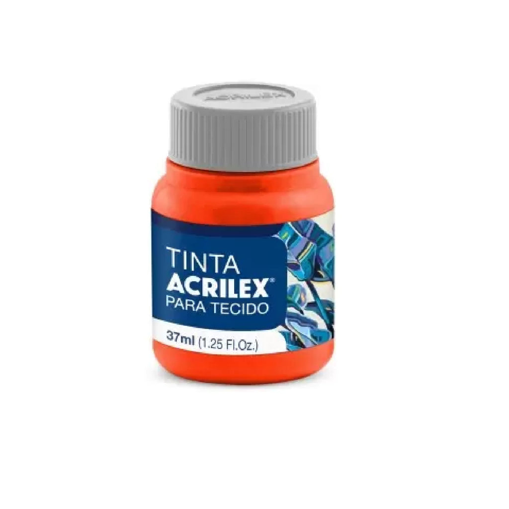 Tinta Tecido Fosca 37 ml  -  Tangerina