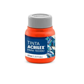 Tinta Tecido Fosca 37 ml  -  Tangerina