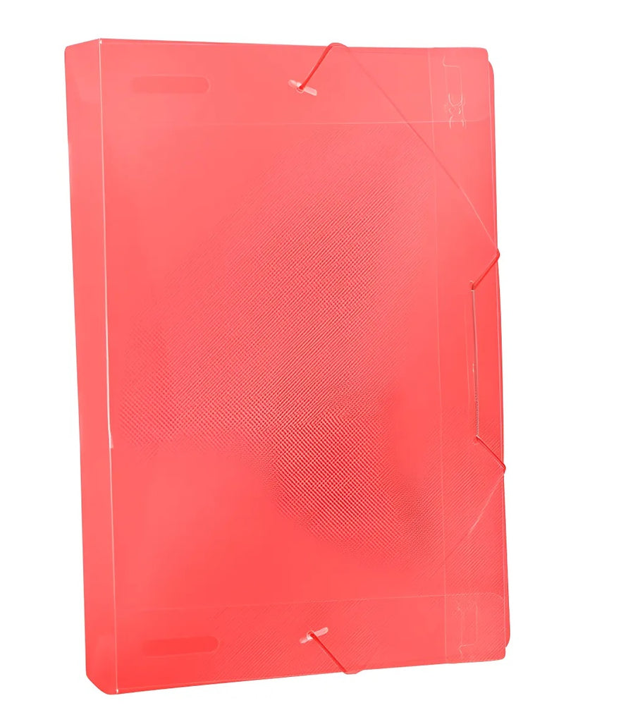 Pasta com Elástico 40mm Ofício - Vermelha