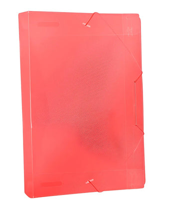 Pasta com Elástico 40mm Ofício - Vermelha