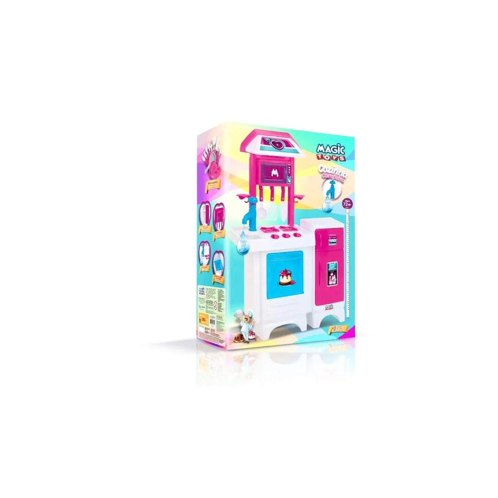 Cozinha Completa Pink - Com água