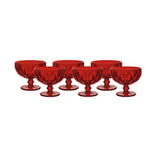 Jogo Taças de Sobremesa Diamond Rubi