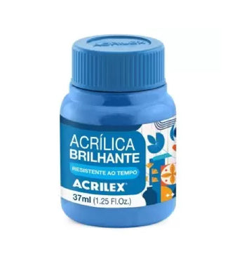 Tinta Acrílica Brilhante 37 ml - Azul Celeste