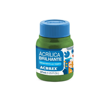 Tinta Acrílica Brilhante 37 ml - Verde Musgo