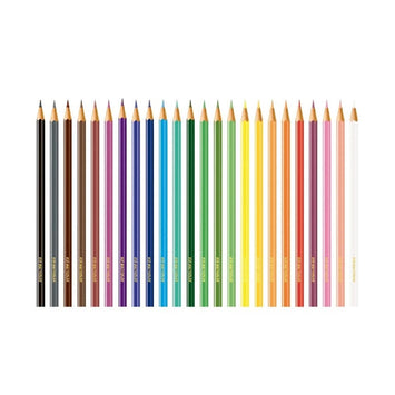 Lápis De Cor 24 Cores - Multicolor