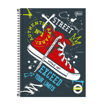 Caderno Univ Esp Pepper Masc 80 fls - Tilibra