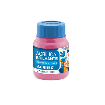 Tinta Acrílica Brilhante 37 ml - Rosa