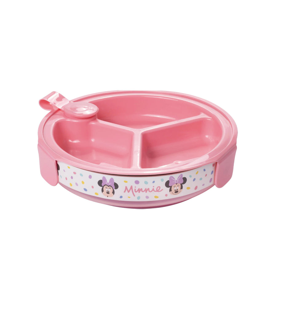 Prato Térmico com Divisória Minnie Baby