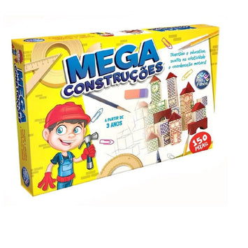 Brinquedo Para Montar Mega Construções 150 Peças - Pais & Filhos
