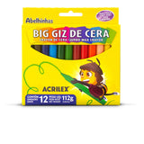 Big Giz de cera 12 cores - Acrilex