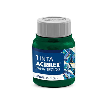 Tinta Tecido Fosca 37 ml  -  Verde Bandeira