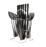 Kit Talheres Inglaterra Black 25 pçs - Ke home