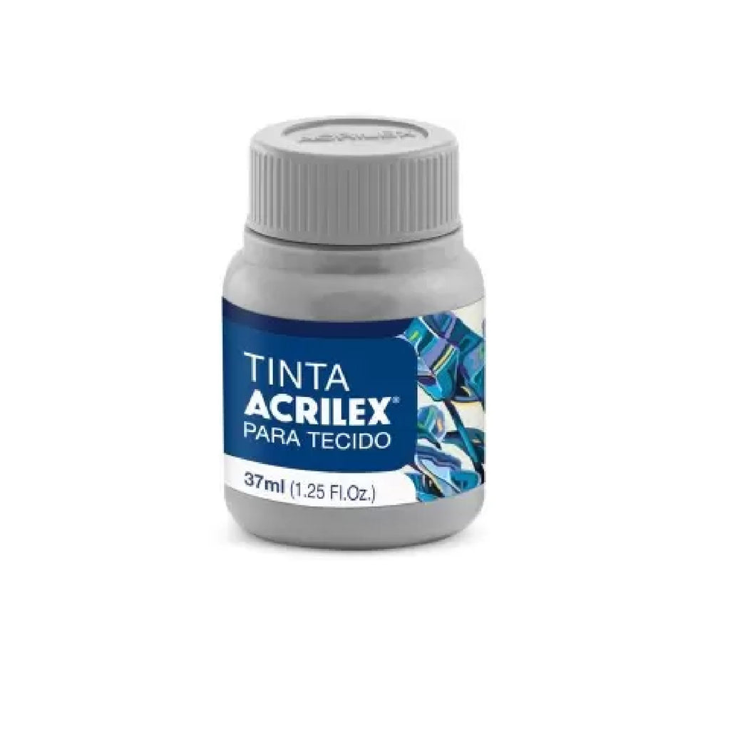 Tinta Tecido Fosca 37 ml  - Cinza Claro