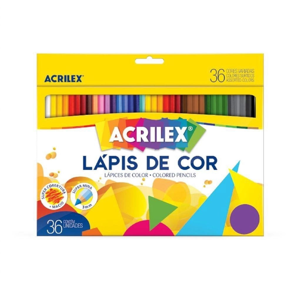 Lápis de Cor 36 Cores - Acrilex