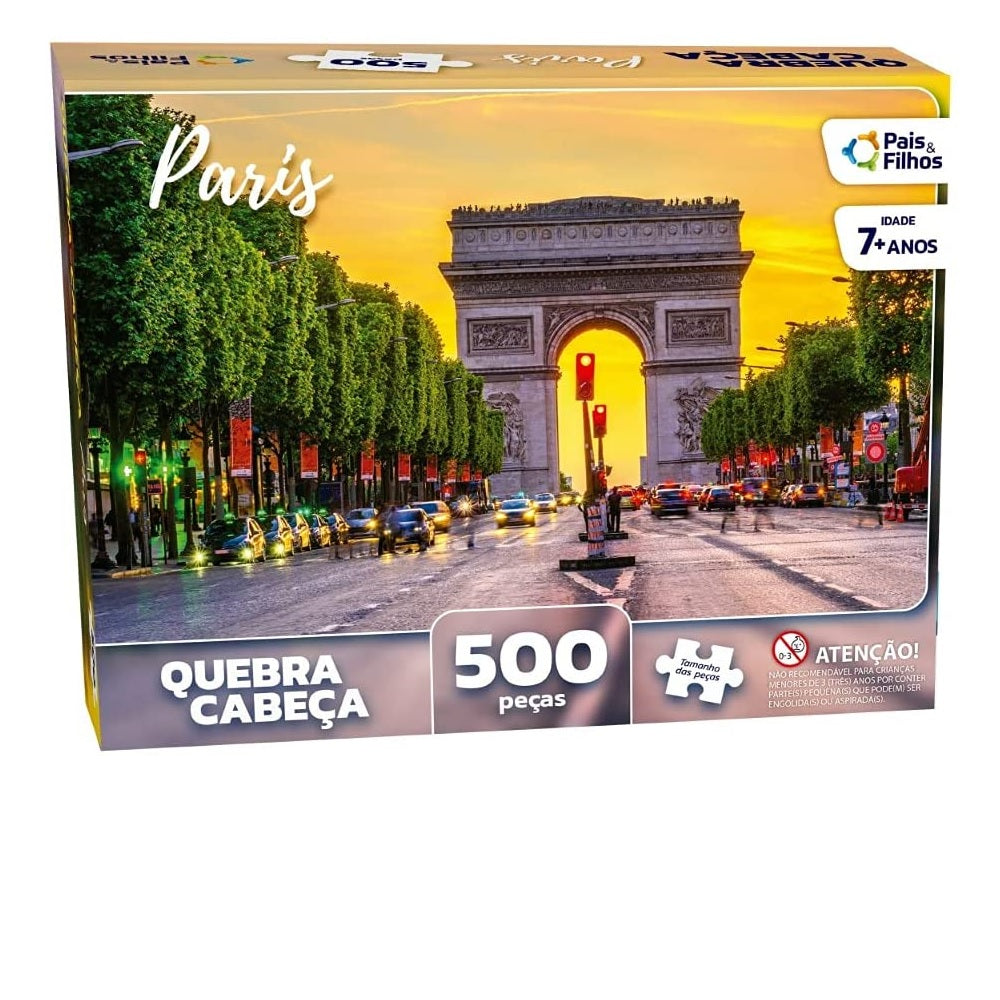Quebra-Cabeça Paris C/500 Peças - Pais & Filhos