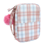 Estojo Box Xadrex com Bolso