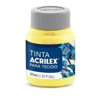 Tinta Tecido Fosca 37 ml  -  Amarelo Bebê