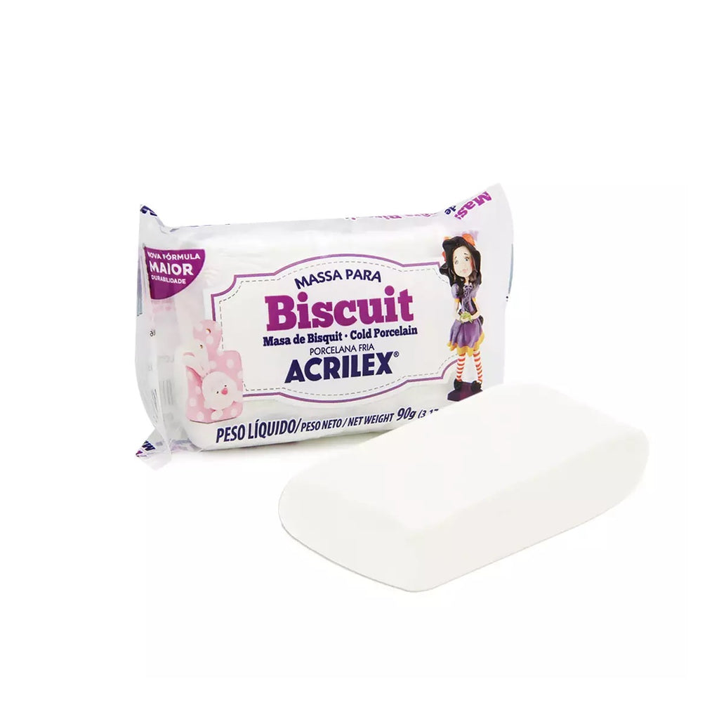 Massa Biscuit  90g Branca