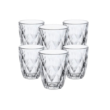 Jogo de Copos Diamond Clear - 280 ml