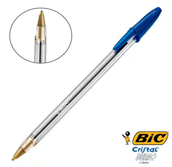 Caneta Bic Azul esferográfica tradicional