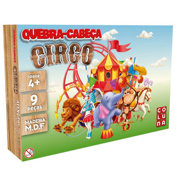 Brinquedo Quebra-Cabeça Circo C/9 Peças - Pais & Filhos