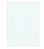 Papel almaço quadriculado 5 x 5 mm - pcte 16 folhas