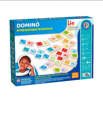Jogo Dominó Aprendendo Números - Pais & Filhos